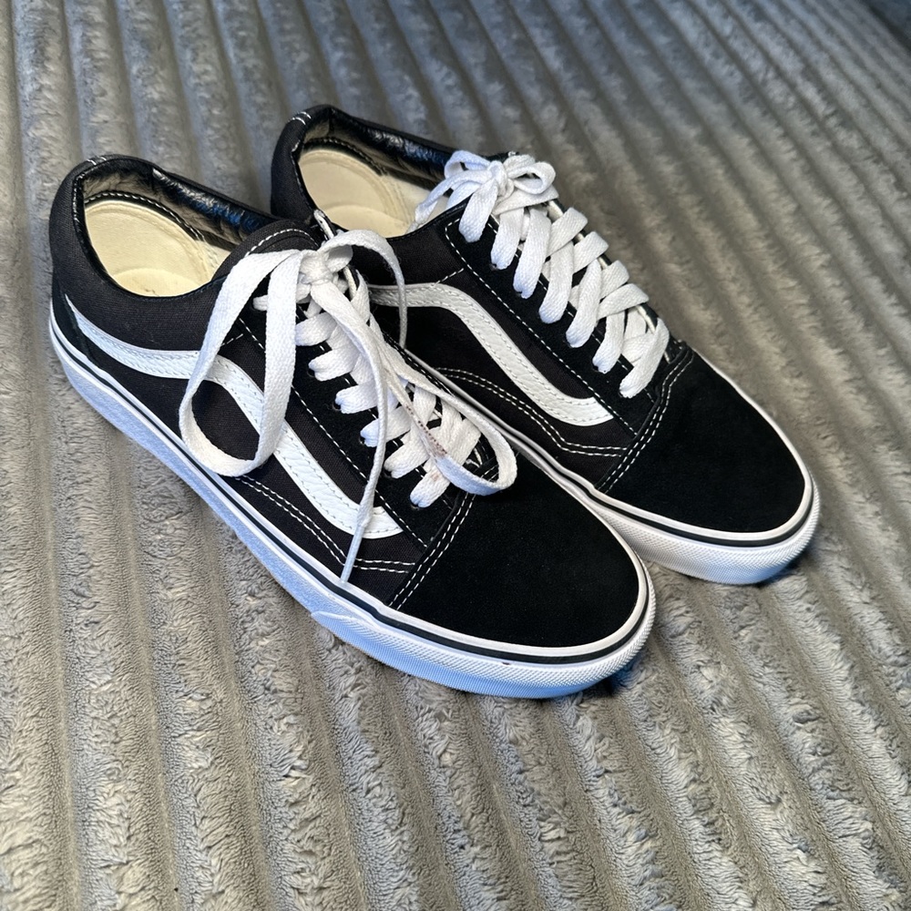 Vans Black and White Sneakers